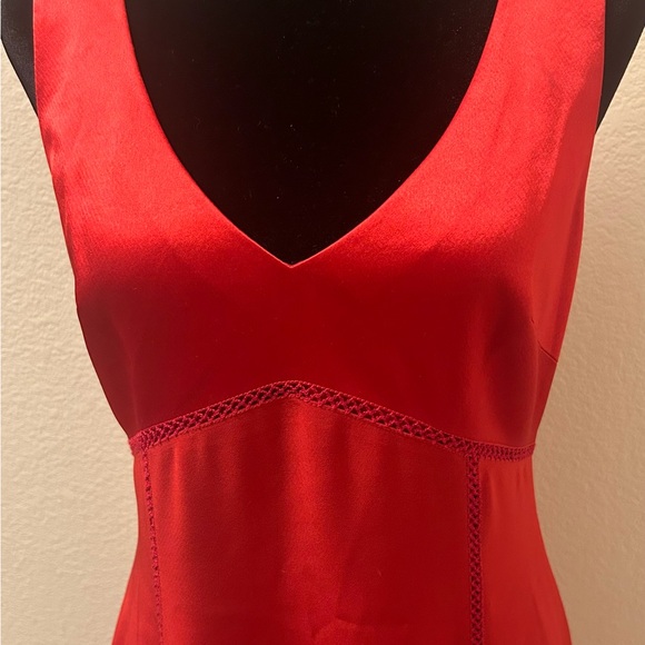 ADRIANNA PAPELL Red Evening Dress Size:8 Maxi - Picture 4 of 11